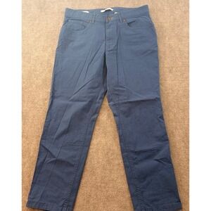 Hiltl Pants Mens 32x26 Blue Spirit Regular Fit Stretch Cotton Chino Trousers